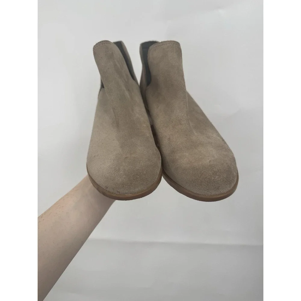 Sorel Lolla Cut Out Ankle Bootie Women 9.5 Suede Leather Western Granolagirl‎